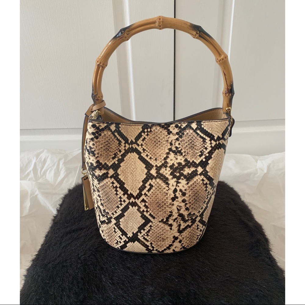 Snakeskin handbag